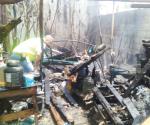 Se incendia humilde vivienda en Altamira