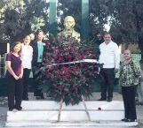 Conmemoran 212 aniversario del natalicio de Benito Juárez