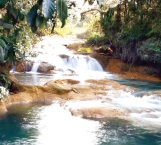 Deja sismo sequía en cascadas Agua Azul
