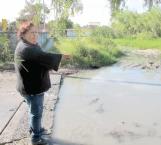 Se agudiza fuga de aguas negras en El Anhelo, denuncian vecinos