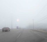 Banco de niebla obligó  a conductores a bajarle