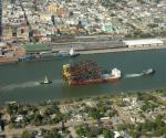 Puerto de Tampico, líder en construcción de plataformas petroleras