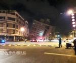 Colapsa hotel y cientos de daños en edificios por sismo en Taiwán