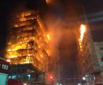 Incendio y derrumbe de edificio causa víctimas en Sao Paulo