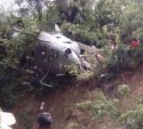 Cae helicóptero de PGR que transportaba ayuda para Oaxaca