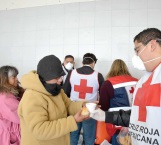 Calienta Cruz Roja tripas de familiares de enfermos