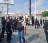 Protestan policías estatales contra su jefe en Reynosa