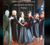 Quinceañera cumple su sueño y hace fiesta viral de Harry Potter
