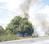 Incendio pone en riesgo parque industrial
