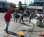 Causan destrozos en gasolinera de Tapachula