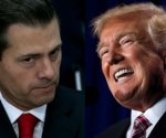 Acuerdan Peña y Trump no hablar públicamente sobre el muro