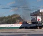 Fuerte explosión en estación de gas en Reynosa