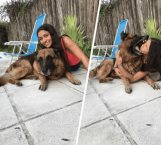 Intenta hacer selfie con su perro, pero es atacada