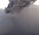 Nueva explosión del Popocatépetl va hacía Puebla