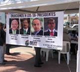 Reúnen firmas para juicio a expresidentes