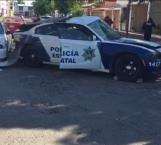 Fallece policía tras choque en Victoria