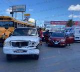 Pasajera herida en encontronazo en el bulevar Morelos