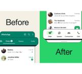 Así luce el nuevo diseño de WhatsApp en Android