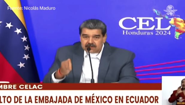 Venezuela cerrará embajada en Ecuador en apoyo a México: Maduro